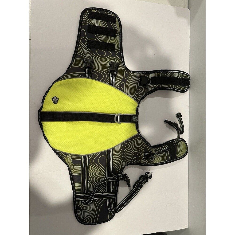 Arcadia Trail Dog Flotation Aid High Visibility Yellow Life Jacket Size Small - Picture 4 of 5